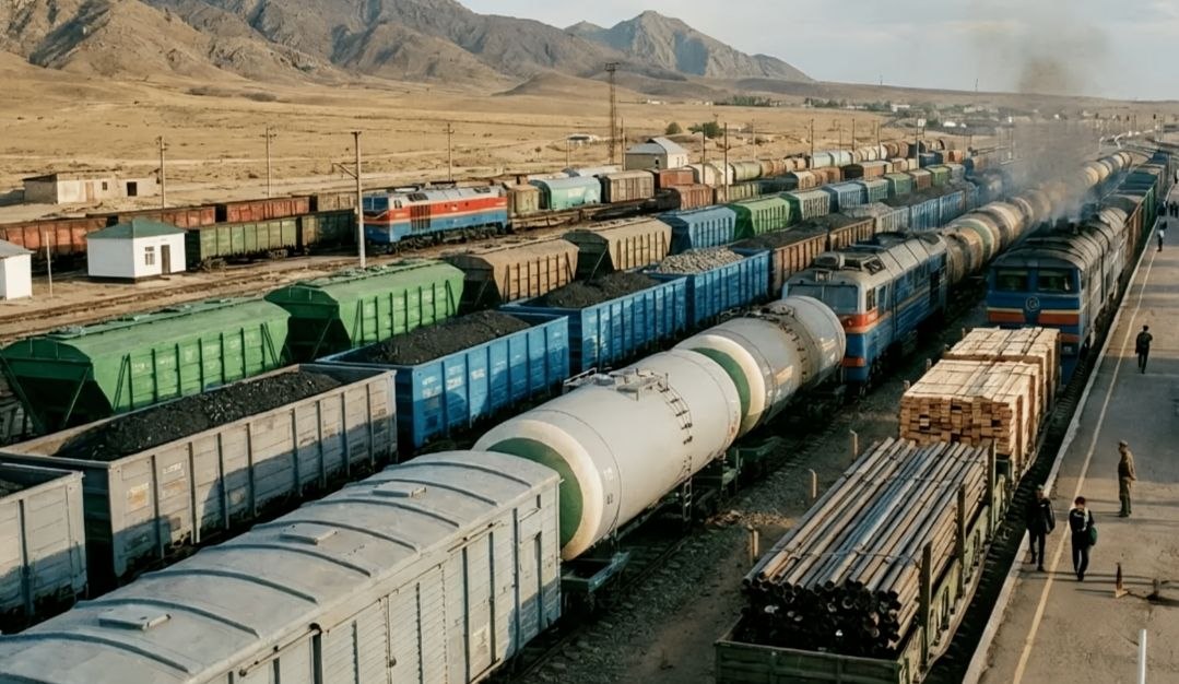 Объем ж/д грузоперевозок между Казахстаном и Узбекистаном вырос на 76% за 10 лет