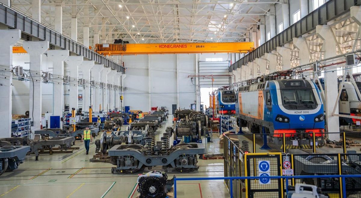 Alstom строит на юге Казахстана третье из четырех обещанных сервисных депо
