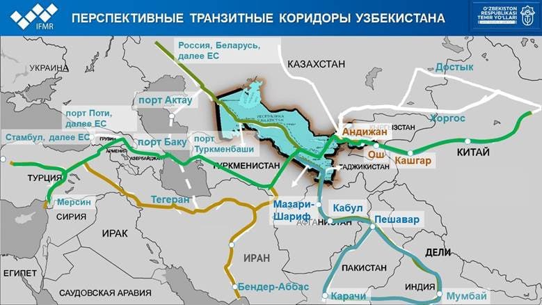 Доля Среднего коридора в грузоперевозках Узбекистана выросла в 2,3 раза за пять лет