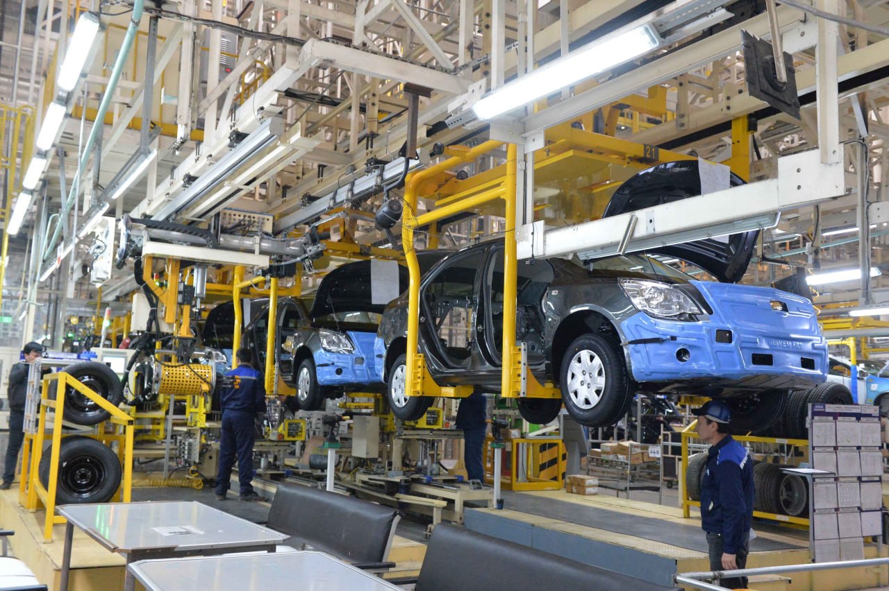 Почти на 13% нарастили сборку легковых авто в Узбекистане
