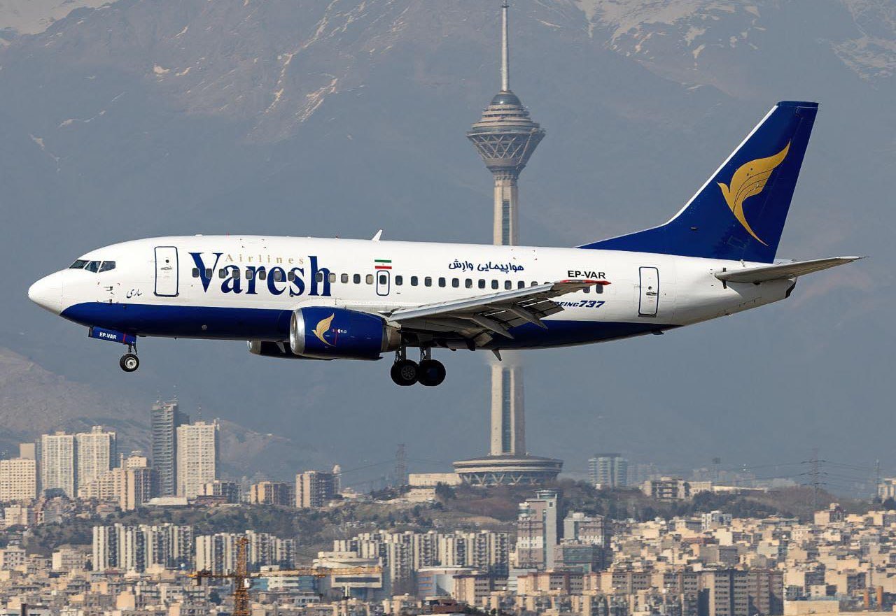 Туркменистан не пропустил самолёт иранской Varesh Airlines через своё воздушное пространство