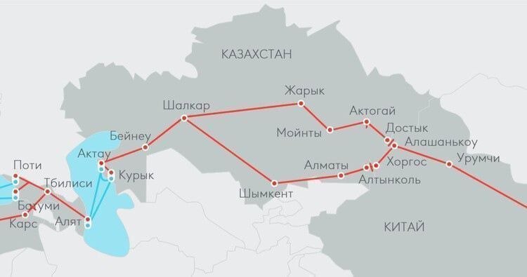 Казахстан и Азербайджан договариваются о развитии Среднего коридора